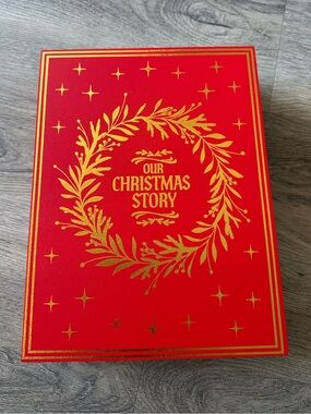 Decorative Christmas Book Storage Box